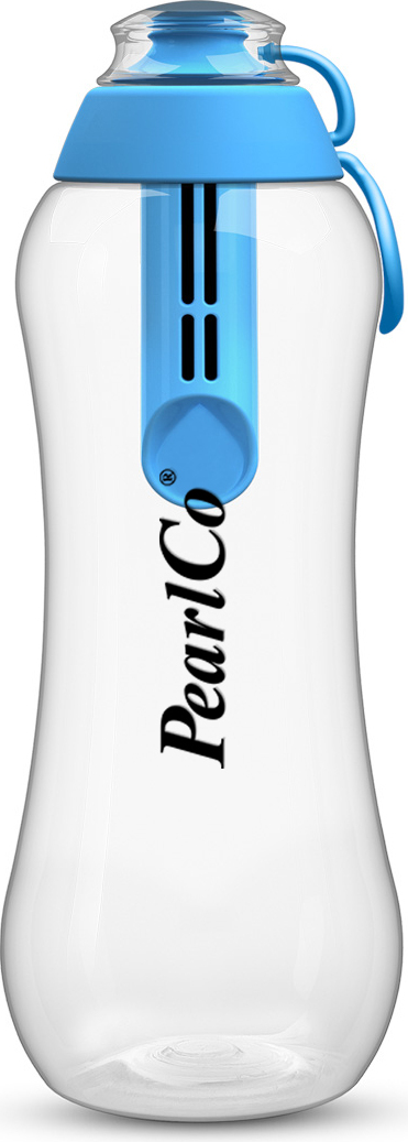 PearlCo Trinkflasche SOFT mit Filter blau 0,7 Liter