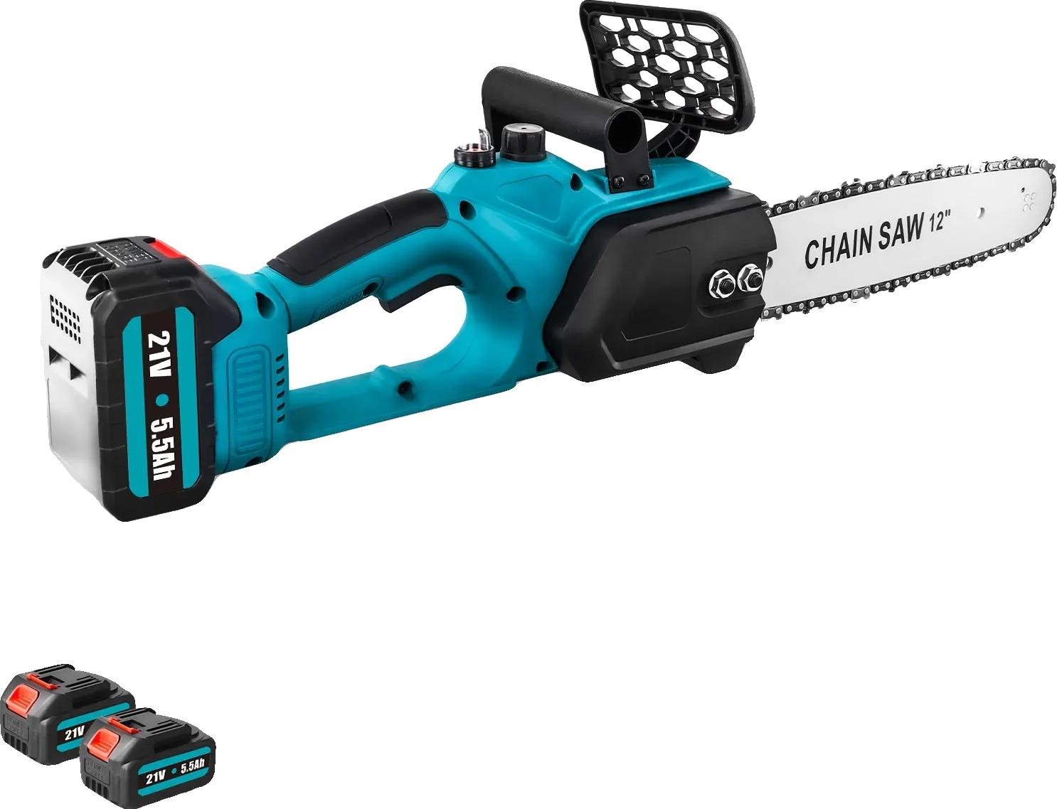 Reťazová píla, akumulátorová, bezkartáčový motor, KARMINROT, EÚ