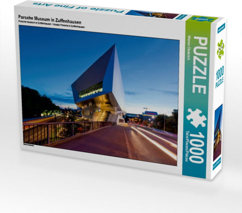 Calvendo Porsche Museum in Zuffenhausen 1000 Teile Puzzle quer 640x480mm, Dieterich Werner; 7390232