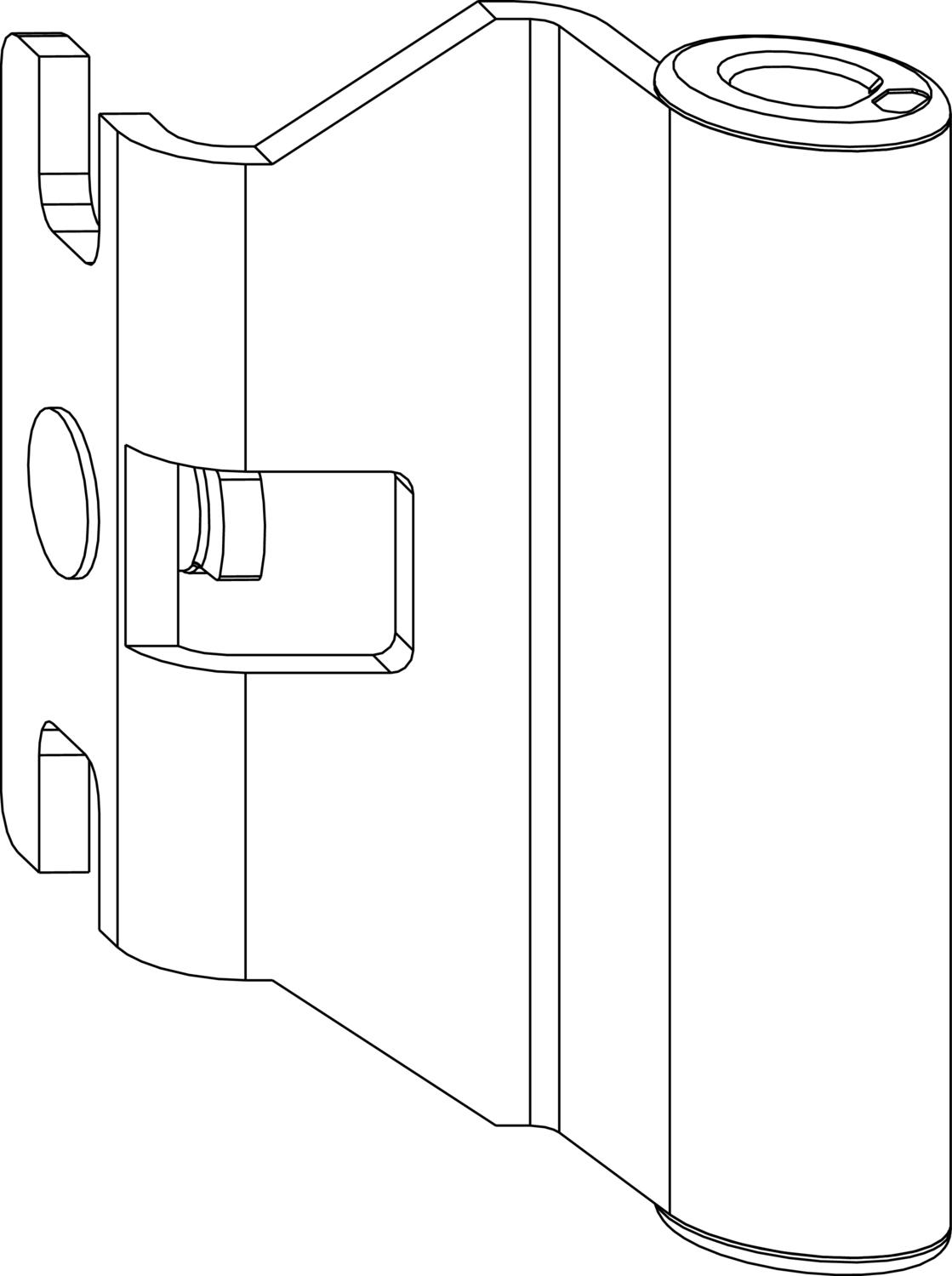 Maco Mutli 202536 Bandwinkel DTuni 12/20-9 mm Fensterbeschlag 160 kg silber