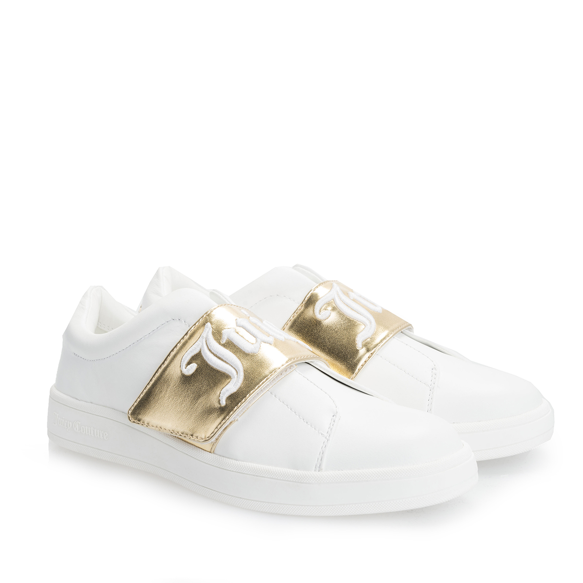 Juicy Couture Sneakers Naturleder Cynthia Low Top Weiß Weiß B4JJ203 | Cynthia Low Top Velcro