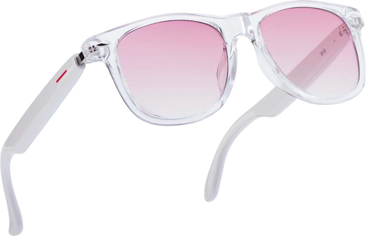 Avizar, Vernetzte Brille Dione mit getönten UV-A/B-Gläsern, Weiß / Rosa SG-DIN-PK