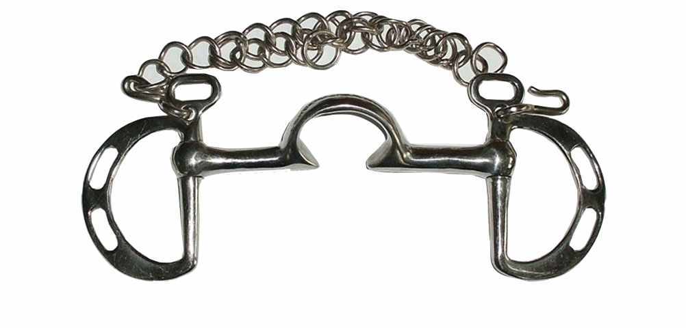 AMKA Springkandare mit hoher Zungenfreiheit, Edelstahl in 125mm 03445