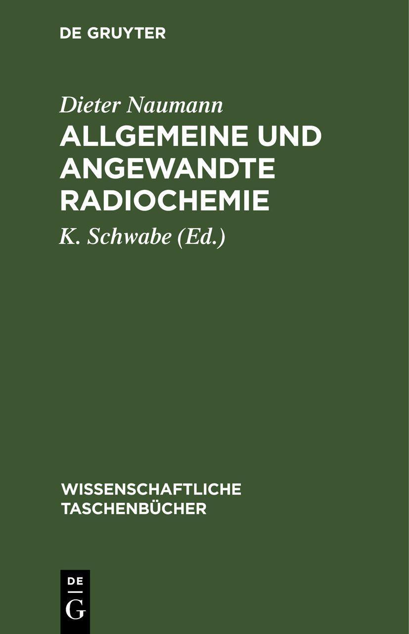 De Gruyter, Mercury Learning And Information Allgemeine und angewandte Radiochemie