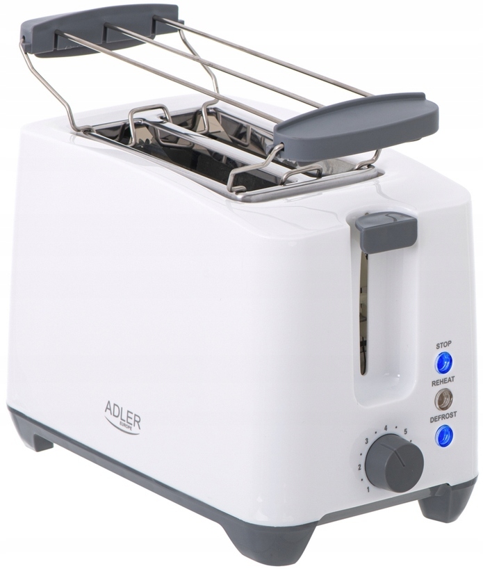 Toaster Toaster Adler AD 3216 weiß 1000 W Lichtgitter BELLA-J-0951