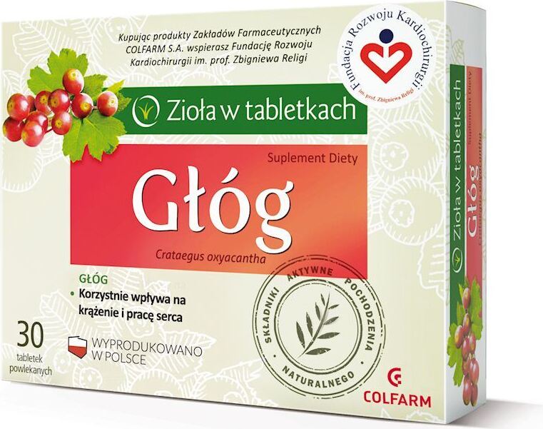 COLFARM Weißdorn 30 Tabletten - Langfristiges Verfallsdatum!