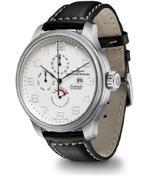 Zeno-Watch - Náramkové hodinky - Pánske - Chrono - OS Retro Dual-Time - 8075-e2