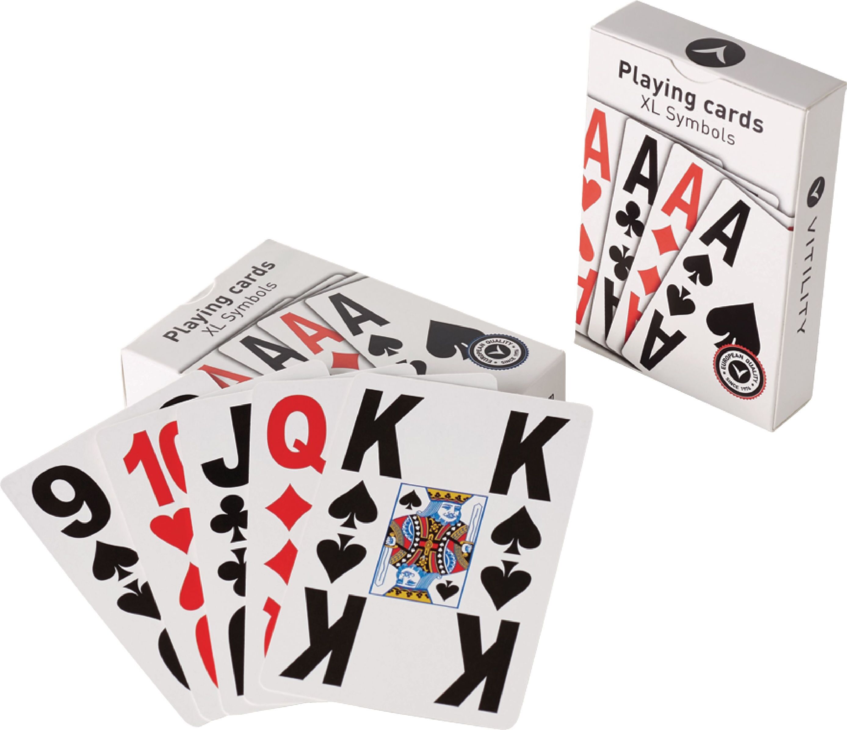 Vitility Spielkarten XL (2 Stück) 70410060