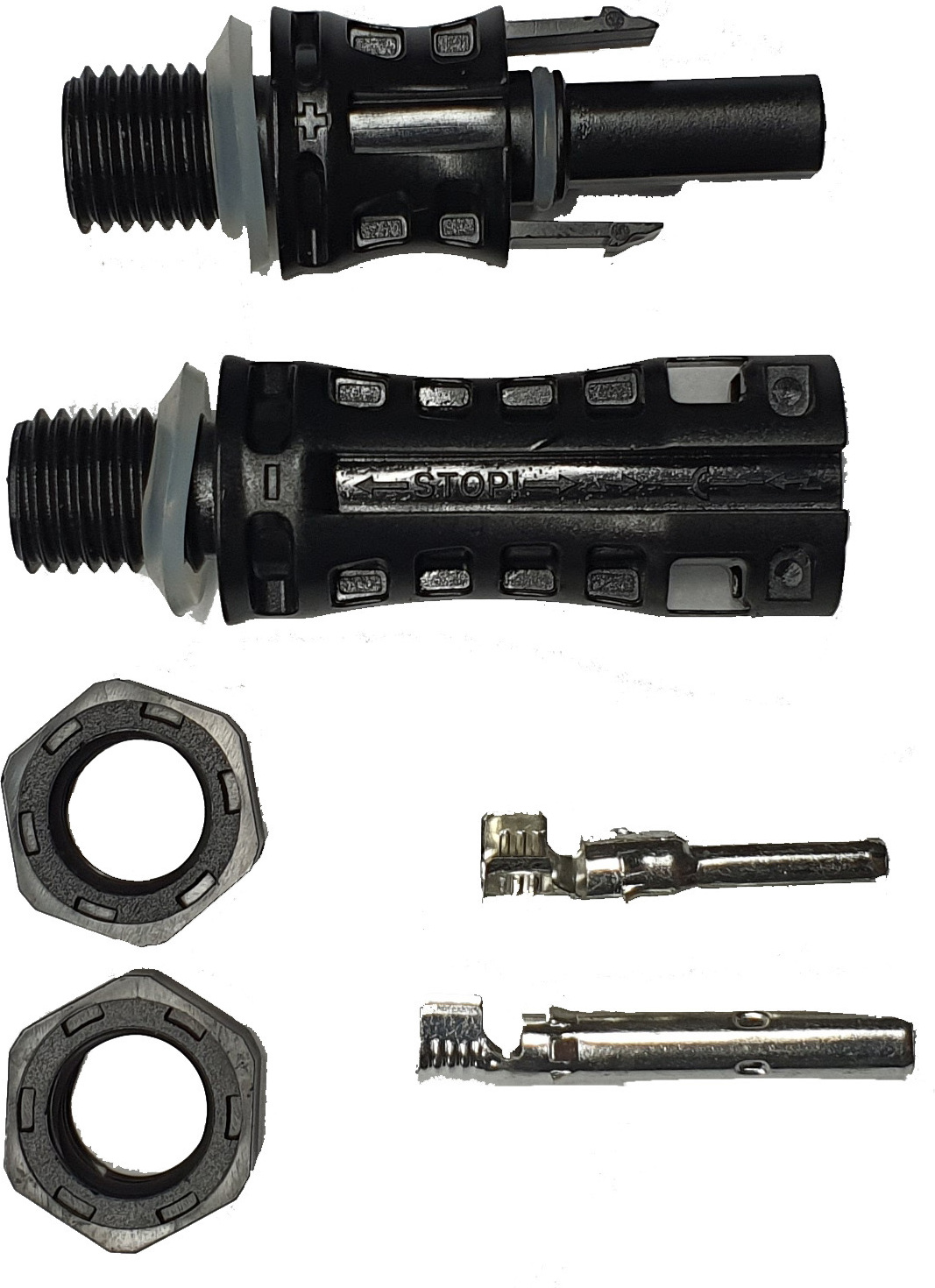 Kaiser Hochvolt PV Gehäusestecker / Aufbaudosenstecker (Paar) PV-M1E