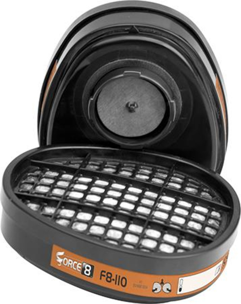 Filter JSP A1 (2 kusy) pre masku Force 8 (polovičná maska)