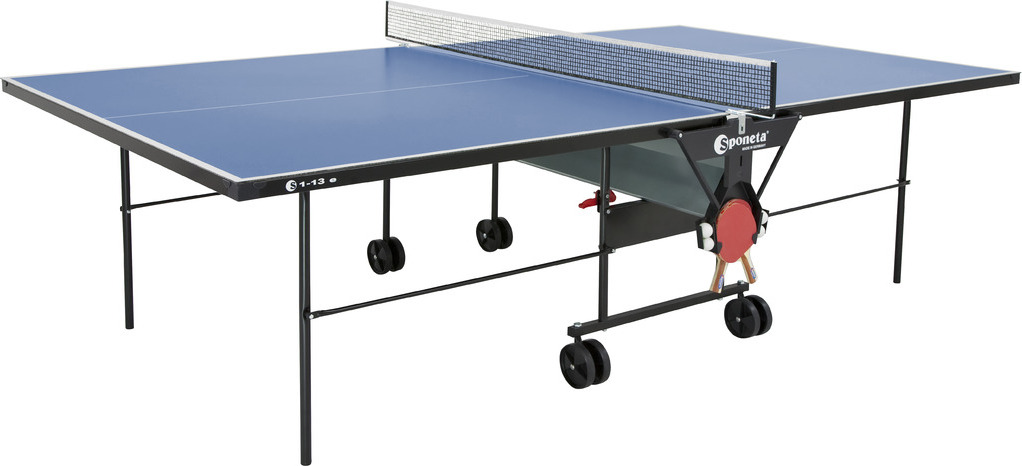Sponeta S 1-13 e Outdoor-Tischtennisplatte, 4mm, blau, mit Netz; 240.7010/L