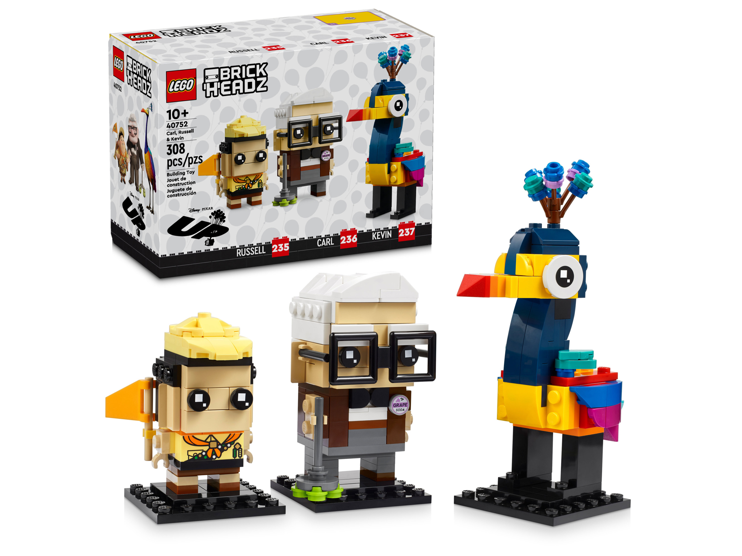 LEGO® BrickHeadz 40752 Carl, Russell a Kevin