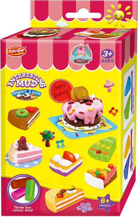 NoBrand Tonset mit 2 Dessertformen und Werkzeugen – 3 Tonfarben MX0147075