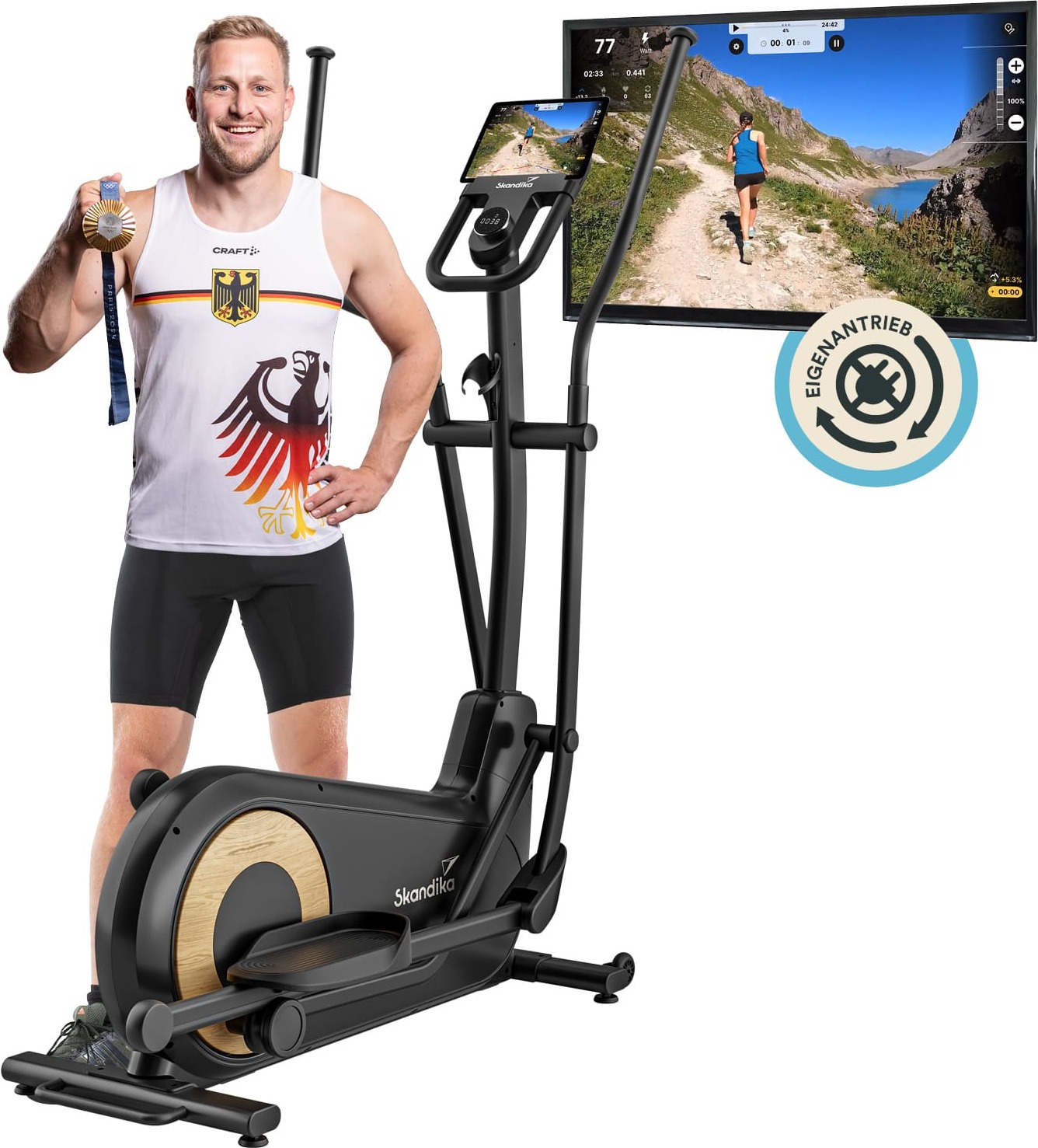 Skandika Crosstrainer Carbon P24-RG