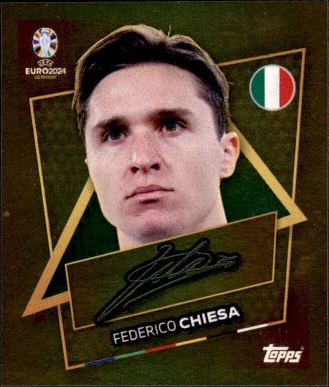 Topps ITA SP - Federico Chiesa - Star Player - Gold Signiture - 2024