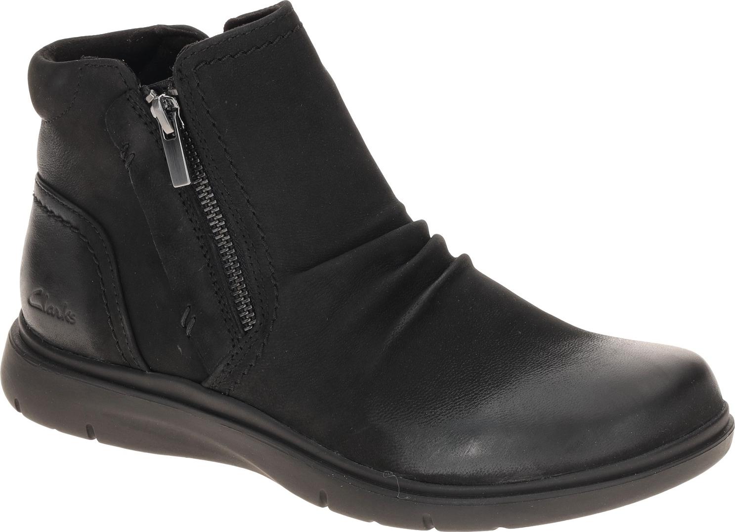 CLARKS Stiefelette Certina Ruby aus hochwertig verarbeiteten Materialien 1216 Black Leather 37,5 26182924 4