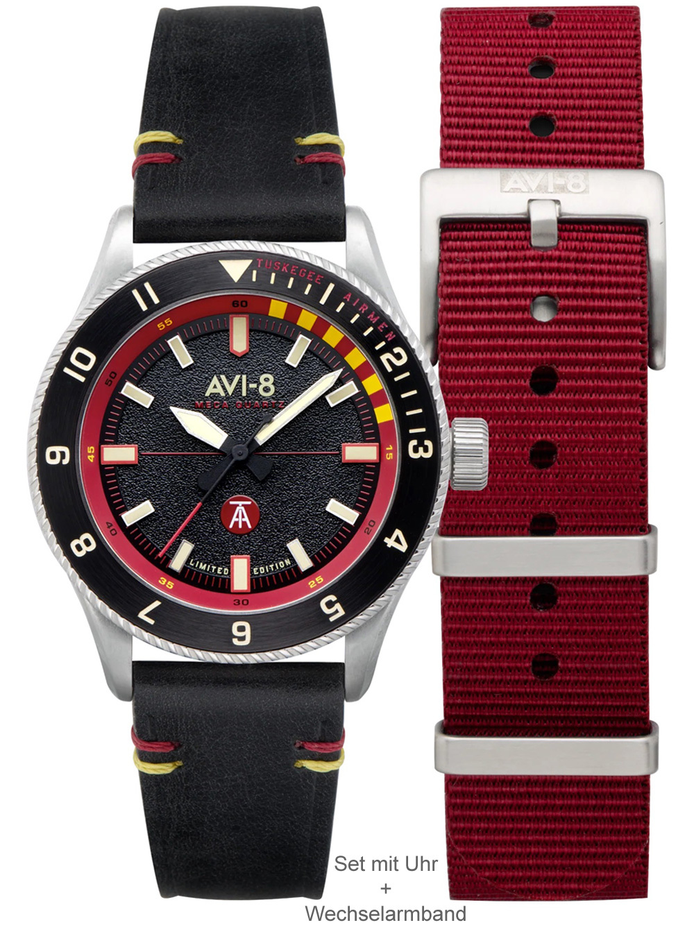AVI-8 AV-4103-01 Tuskegee Airmen Limited Edition Herrenuhr