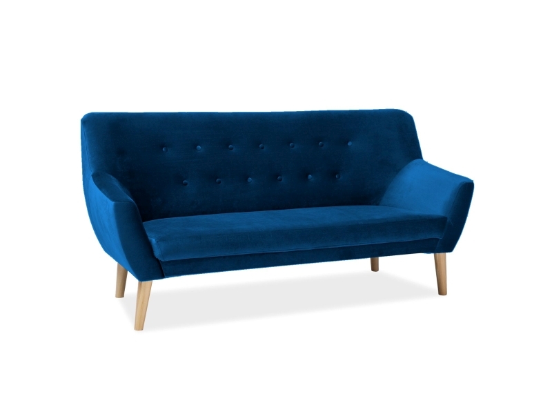 VENETI Dreisitziges Sofa NIKOLINA – blau 038-02-00052