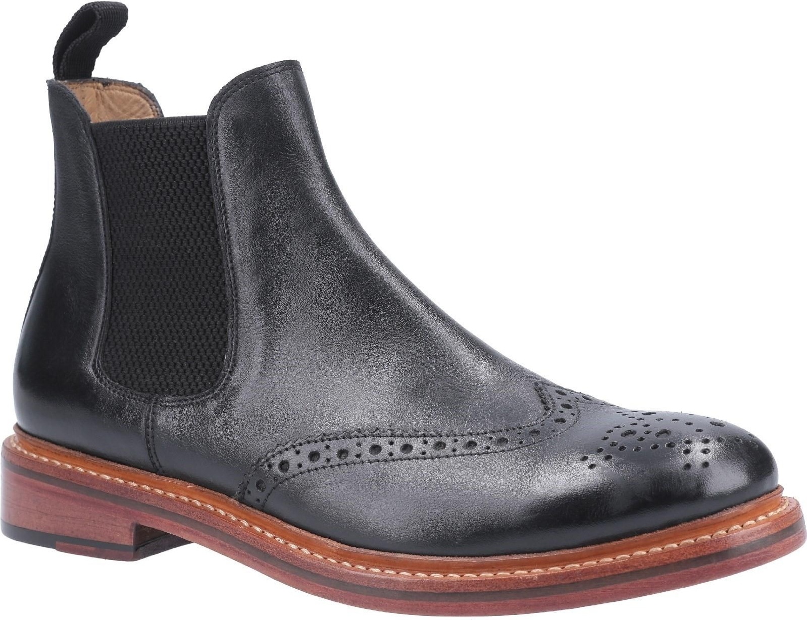 Cotswold - Pánske topánky Siddington, kožené FS6765 (41) (Black)