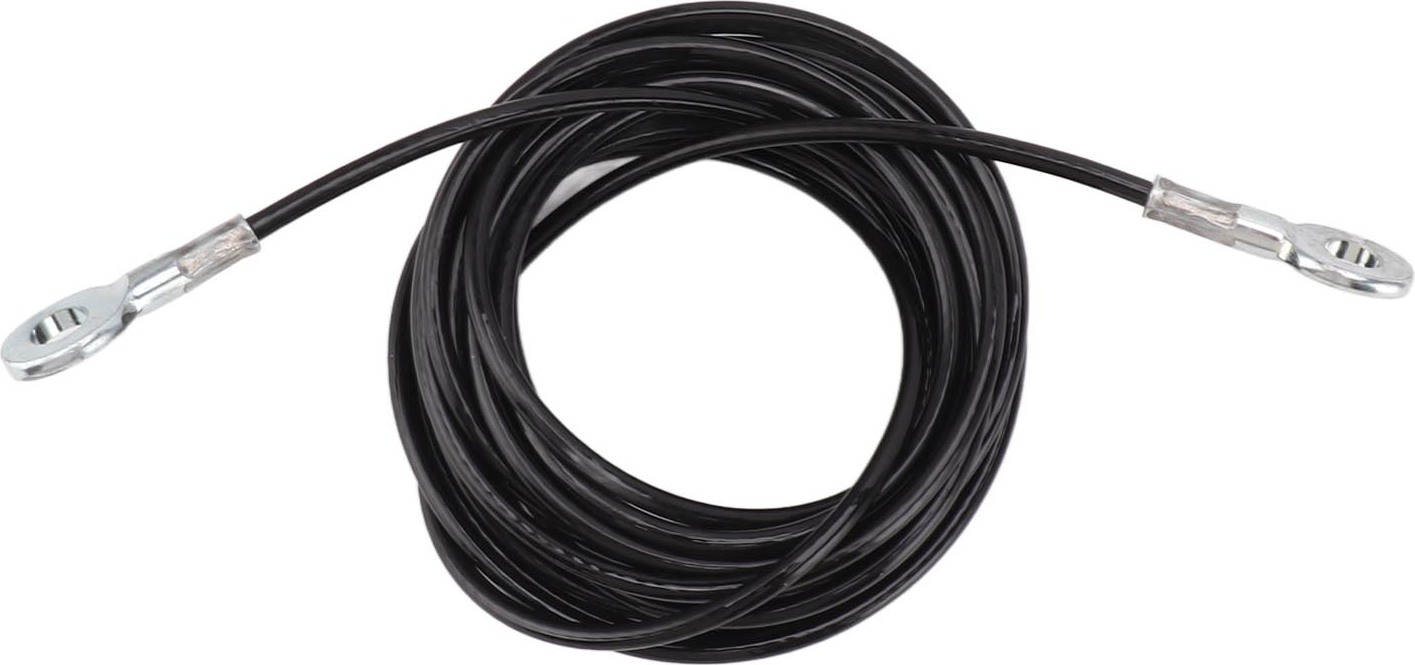 Gistuch Fitness -Riemenscheibe Kabel einstellbares Haus im Fitnessstudio Hochleistungsstahl -Drahtseil -Seilausrüstung Anhang Schwarz Nummer 3 5m / 16.4 Fuß