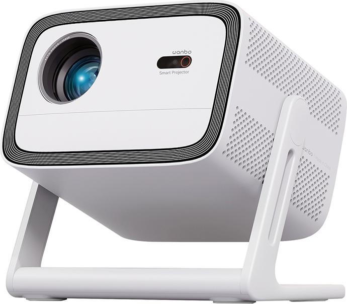 Wanbo Vali 1 Smart Gimbal projektor s certifikátom Netflix Otočný o 200° 1080P FHD 900 ANSI Android TV 11 Autofocus Keystone Projektor pre domáce kino EÚ zástrčka