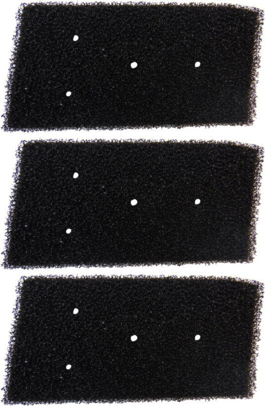 Trade-Shop 3x Schaumfilter / Flusenfilter für Bauknecht TRMOVE81A2 TKPLATINUM881 TKPLUS7A2DI TKPLUS8A1SD TKPLUS85A2DI TKPLATINUM882 TRWP7655 TKPRIME95A2BW 169399743