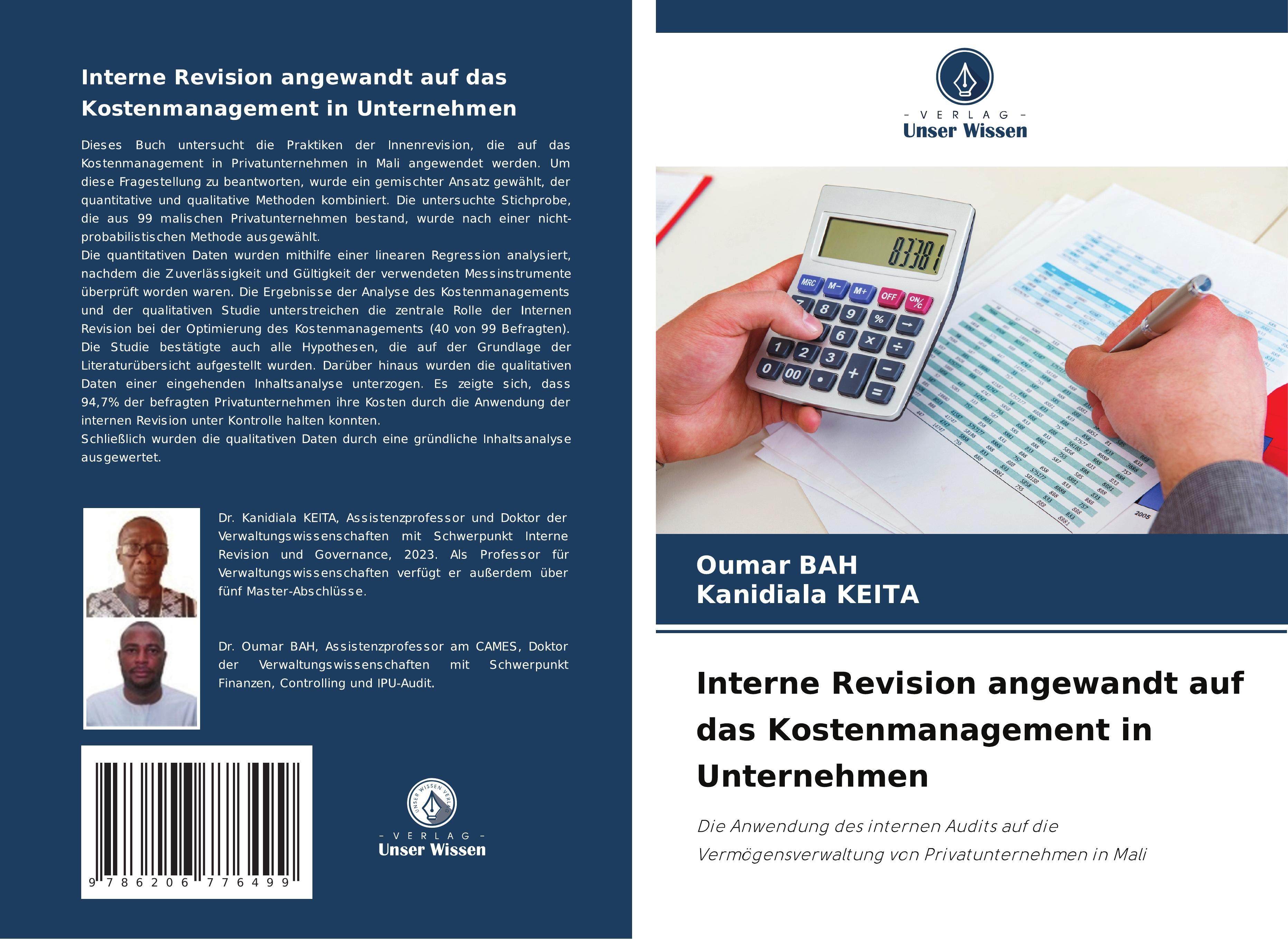 Sonstige Verlage Bah, O: Interne Revision angewandt auf das Kostenmanagement