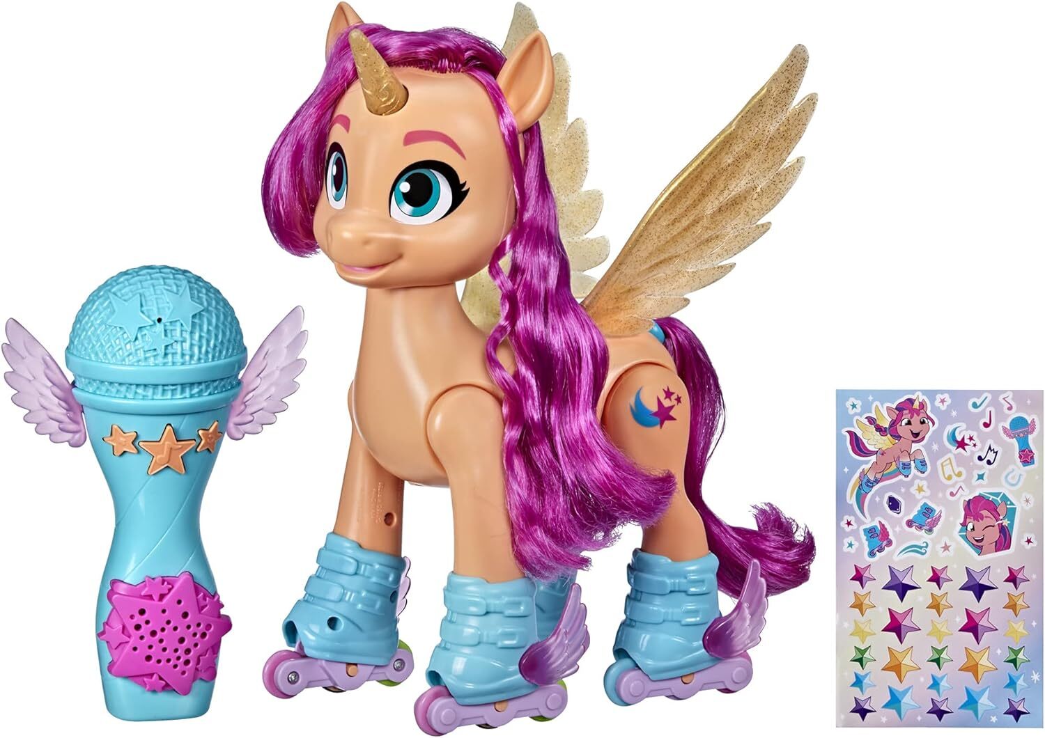 My little Pony My Little Ponny piewajca Sunny na rolkach F1786FFP