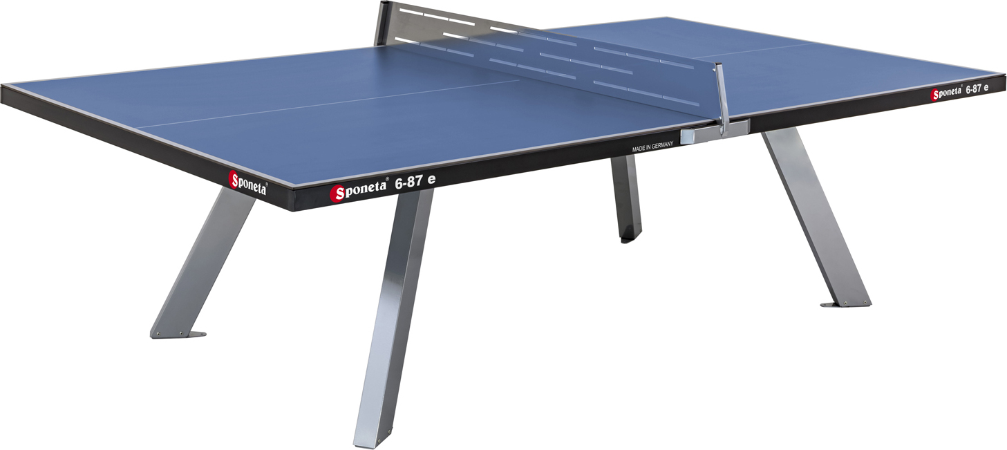SPONETA Tischtennistisch S 6-87 e Outdoor mit Netz blau 244.7520/L
