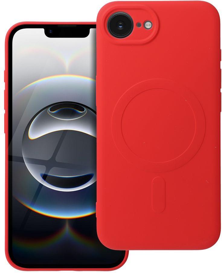 SILIKÓNOVÝ KOV kompatibilný s MagSafe vhodný pre IPHONE 16e červený