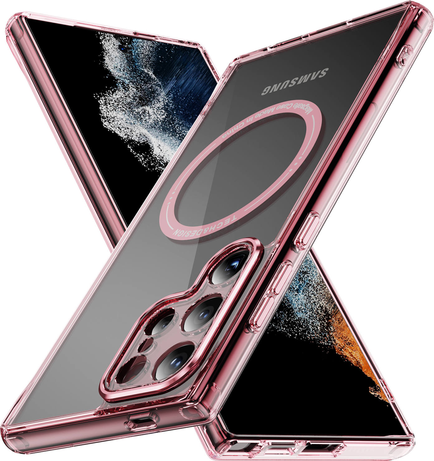 Custodia Magnetica Trasparente Per IPhone 13 Mini, Anti-ingiallimento, Protezione Militare, Sottile