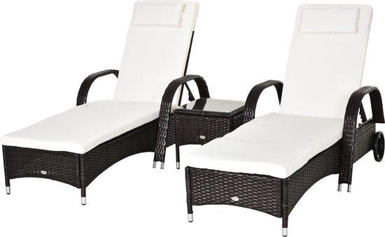 OEM Doppelzimmer-Braun-Liege-Set mit Couchtisch und Polsterkissen 2026