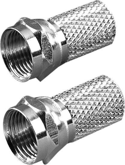 VIVANCO F-Stecker, 7,0 mm, 2 Stück (44000)