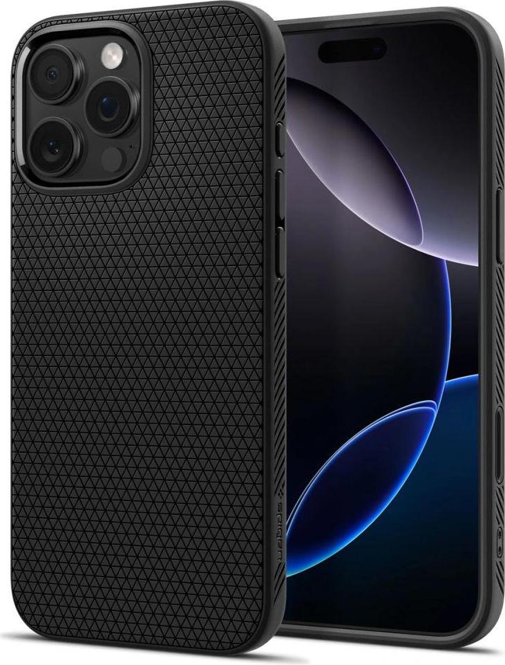 SPIGEN Spigen Liquid Air T (MagFit) iPhone 16 Pro Tasche Mattschwarz ACS09116