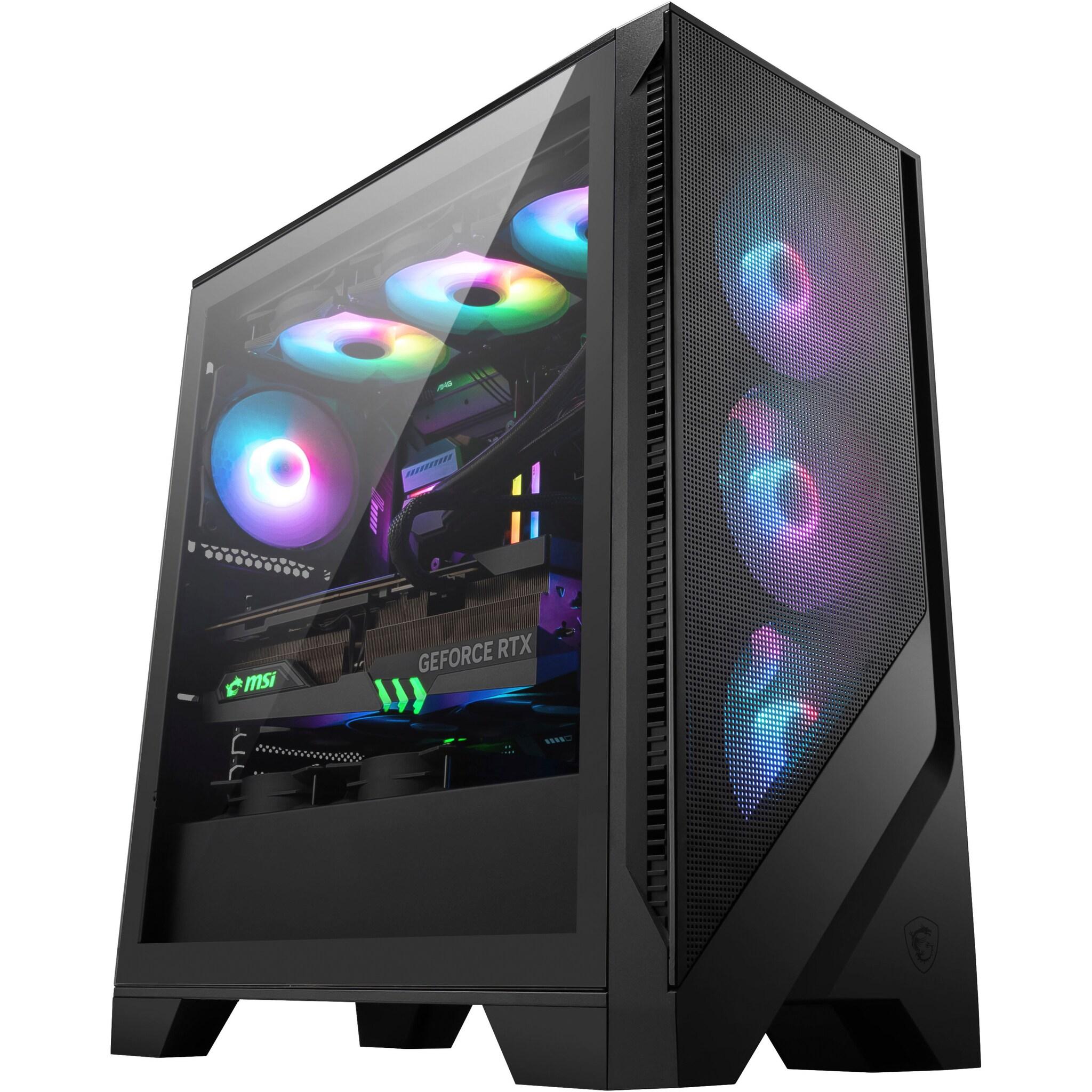 Gaming PC: Ryzen 7 7800X3D (8 Kerne, 5.0 GHz), RTX 5070 12GB, 32GB DDR5, 1TB SSD, RGB Tower, Windows 11 Pro, MSI Gaming