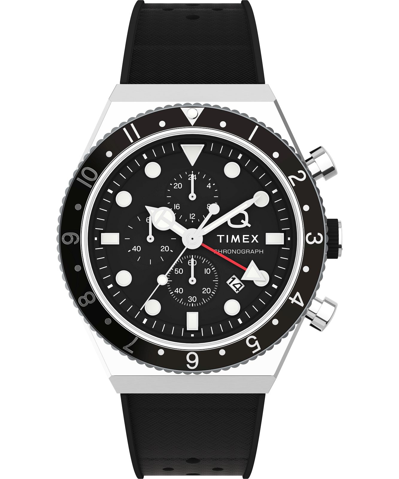 Pánske hodinky Timex Q Three Time Zone Chronograph