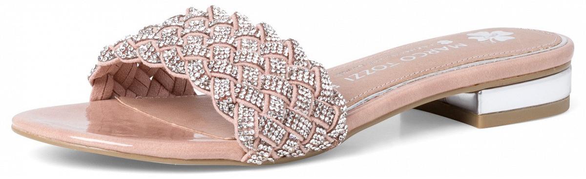 Marco Tozzi Hochzeitsschuh Pantolette Beige in Gr. 36 87104/28-478