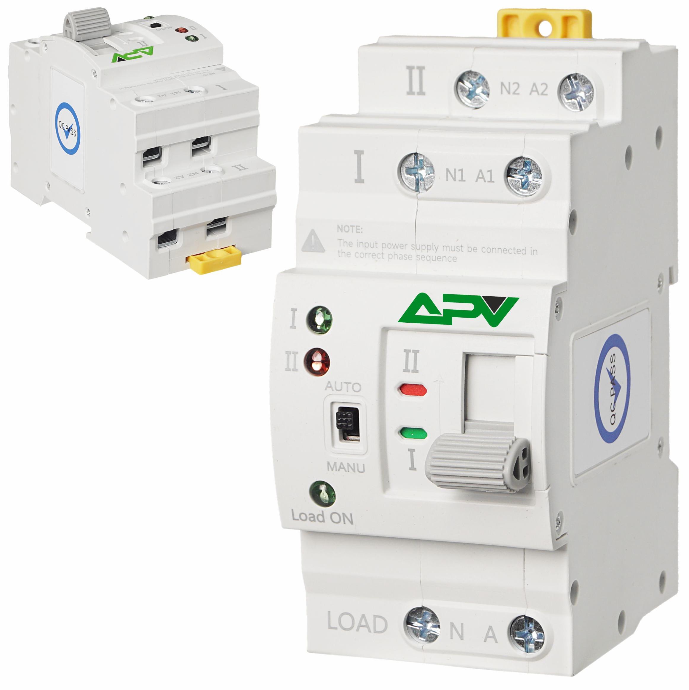 Adelid Dual Power Automatischer Transferschalter Umschalter Wahlschalter 2P 40A PV