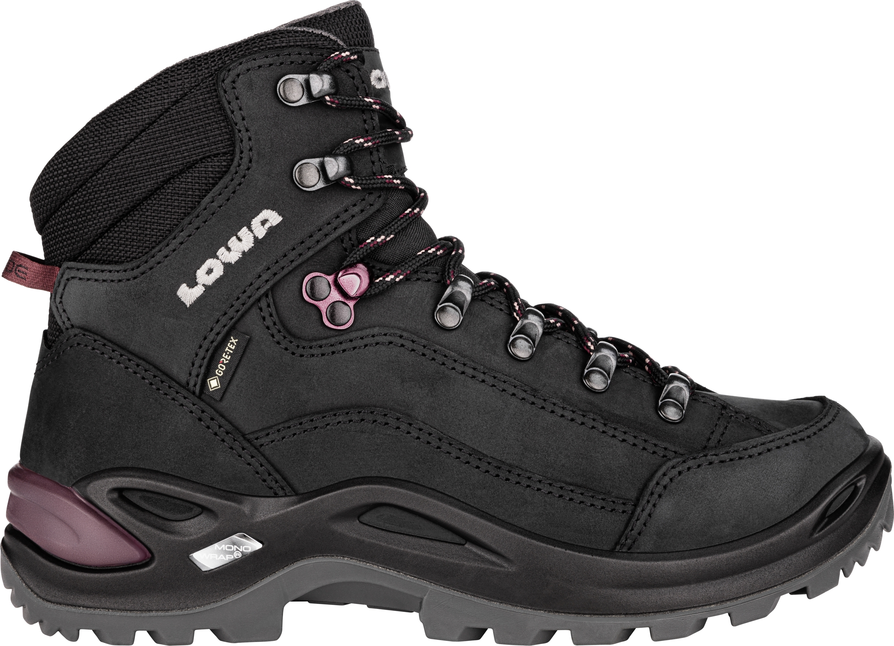 Lowa Renegade Gtx Mid Ws Black/Plum Black/Plum 38