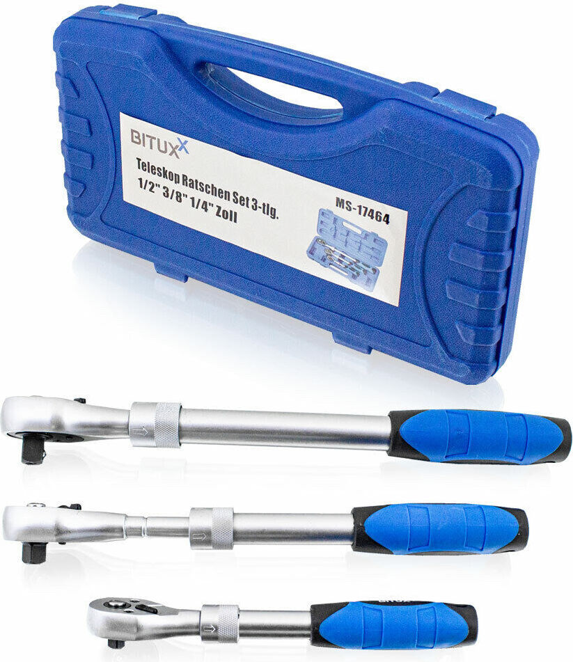 4 Zoll Umschalt Knarre Ratschen Schlüssel Industrie /2" Fein Verzahnt YT-0732 Ratsche 1