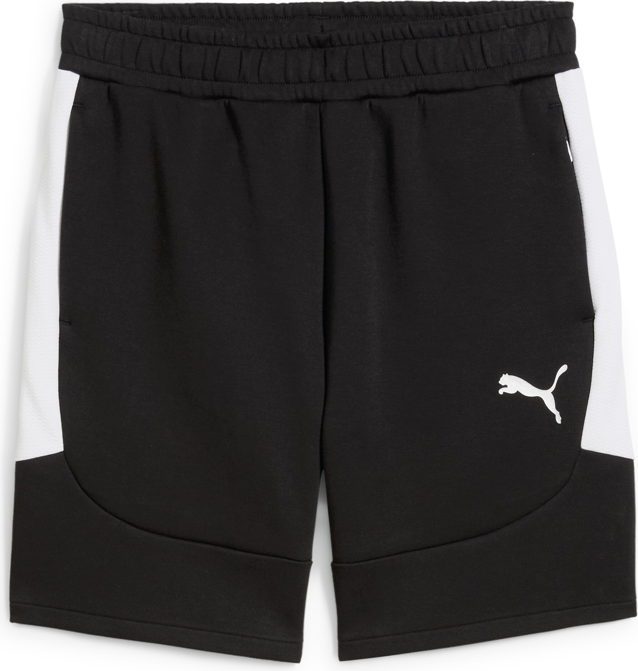 Puma teamEVOSTRIPE Shorts Herren schwarz silber Gr S 659951-03