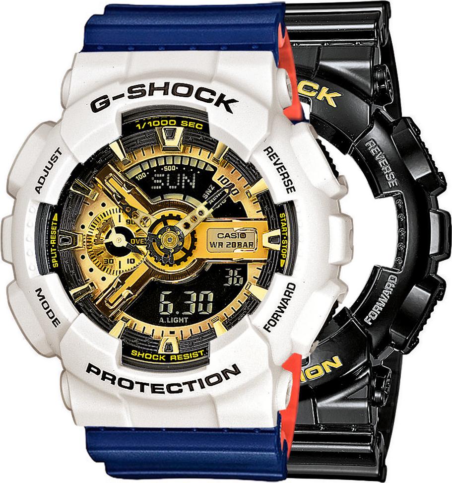 Zegarek Casio G-Shock SET GA-110GB-1AER + BEZEL 10395292 + PASEK 10527467 20BAR