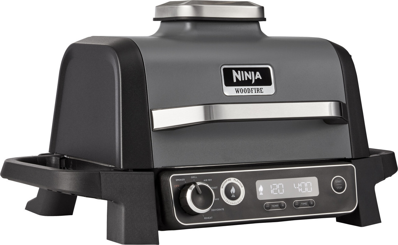 Fritéza bez oleja NINJA Woodfire Outdoor Grill Black 2400 W
