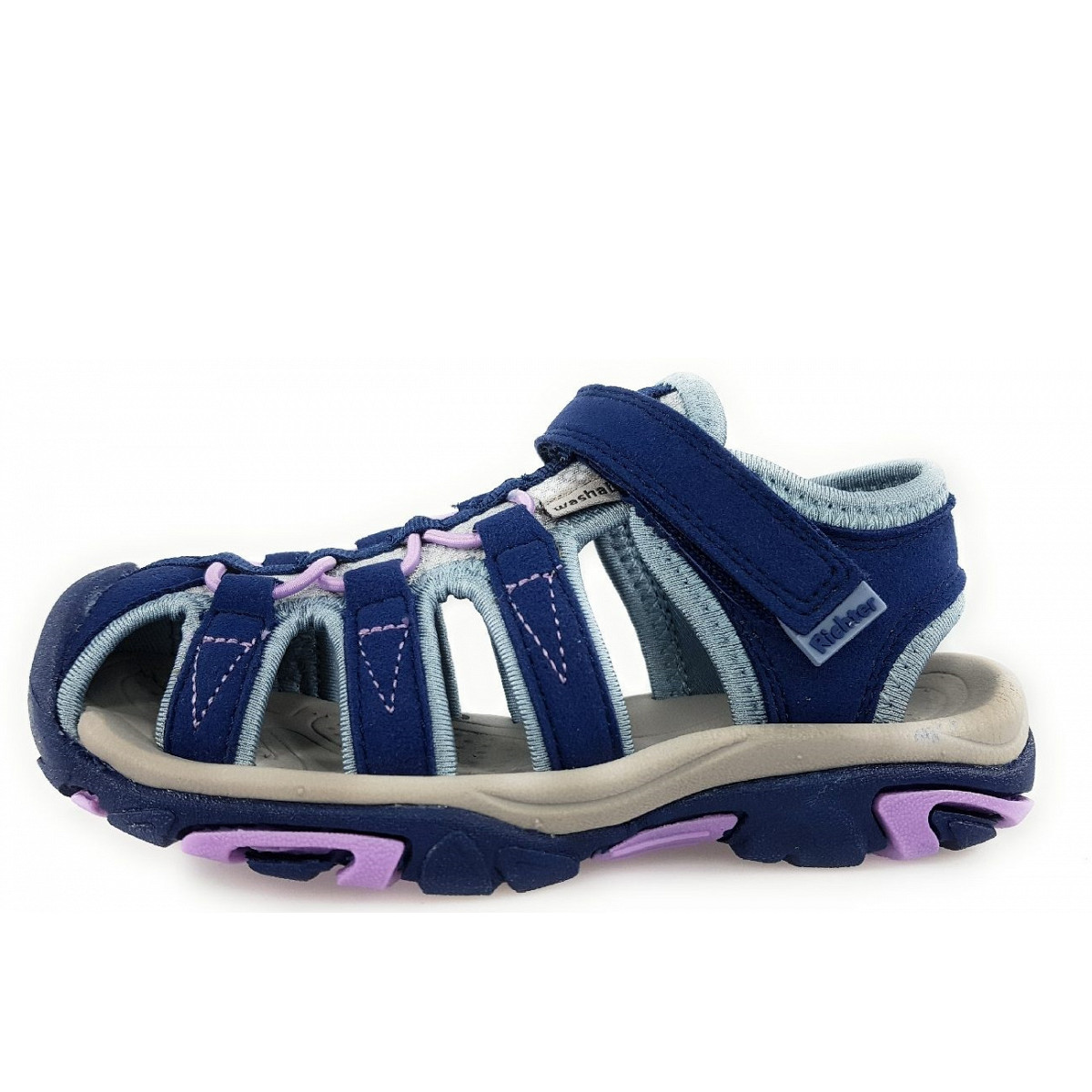 Richter Kindersandalen Für Mädchen – Bequeme Sandaletten In Blau Mit Ledersohle & Klettverschluss