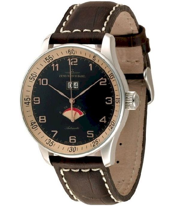 Zeno-Watch - Náramkové hodinky - Pánske - Chrono - X-Large Retro - P590-g1-6