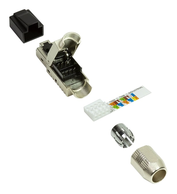 LogiLink RJ45-Steckverbinder Kat.6A T568A/T568B & PROFINET MP0040N