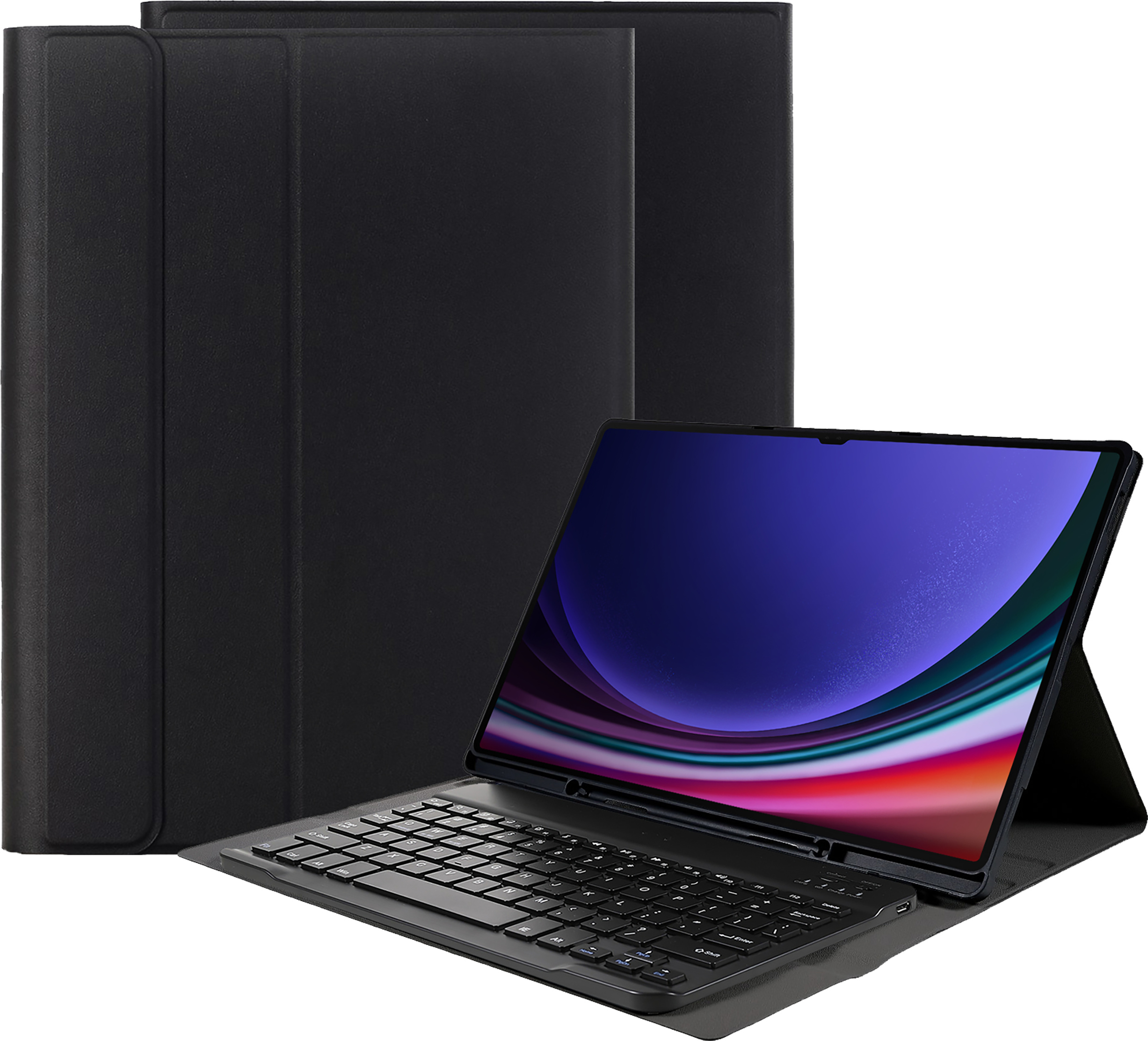 Hülle Samsung Galaxy Tab S10 Ultra, Galaxy Tab S9 Ultra Schutzhülle - Cazy - Schwarz MSGTS9UBKCZ
