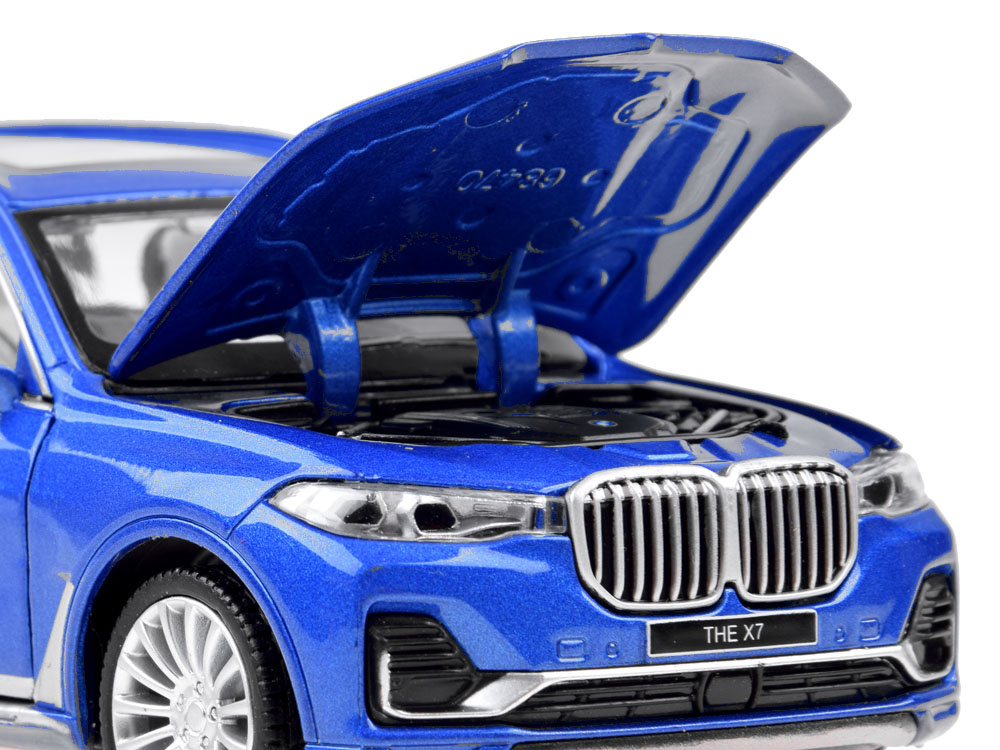 Jokomisiada BMW X7 SUV, 1:32, Metallmodell mit Sound und Licht, ZA3756