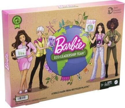 MATTEL BRB Profession Ökologie ist die Zukunft Set 4 Barbie-Puppen mit Zubehör 447775236