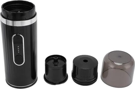 Qcwwy Tragbare elektrische Espressomaschine, professionelle kleine Reisekaffee Mini wiederaufladbare Selbstheizmaschine